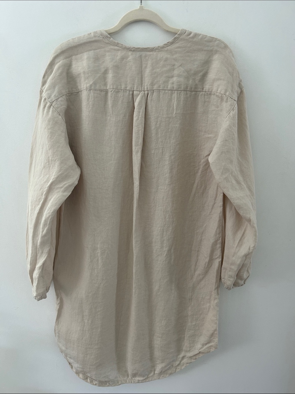 Parachute Linen House Dress Size Medium Midi Oversized Comfy Tunic/Nightshirt - Picture 8 of 15